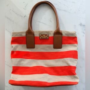 Kate Spade Kate Bon Shopper Jubilee Stripe Tote Bag